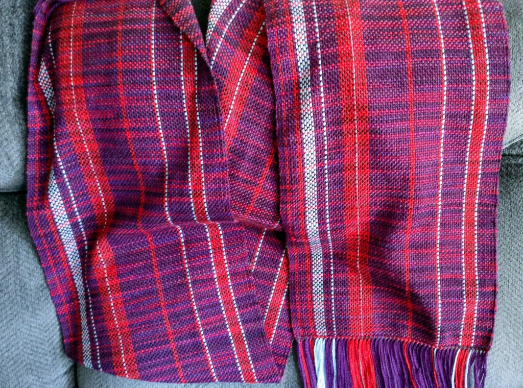 Some of the yarn in this scarf contains polyamide.