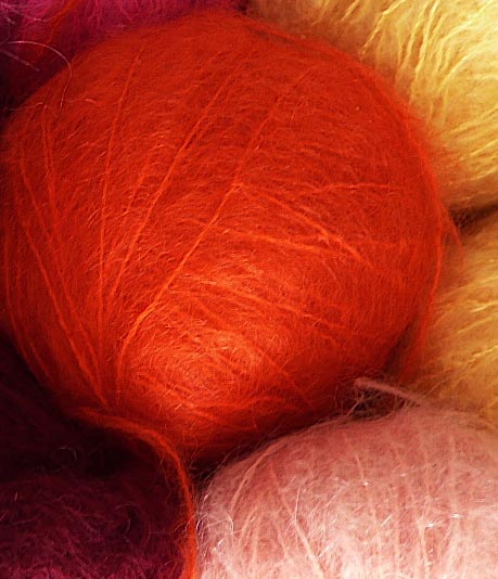 Mohair yarn